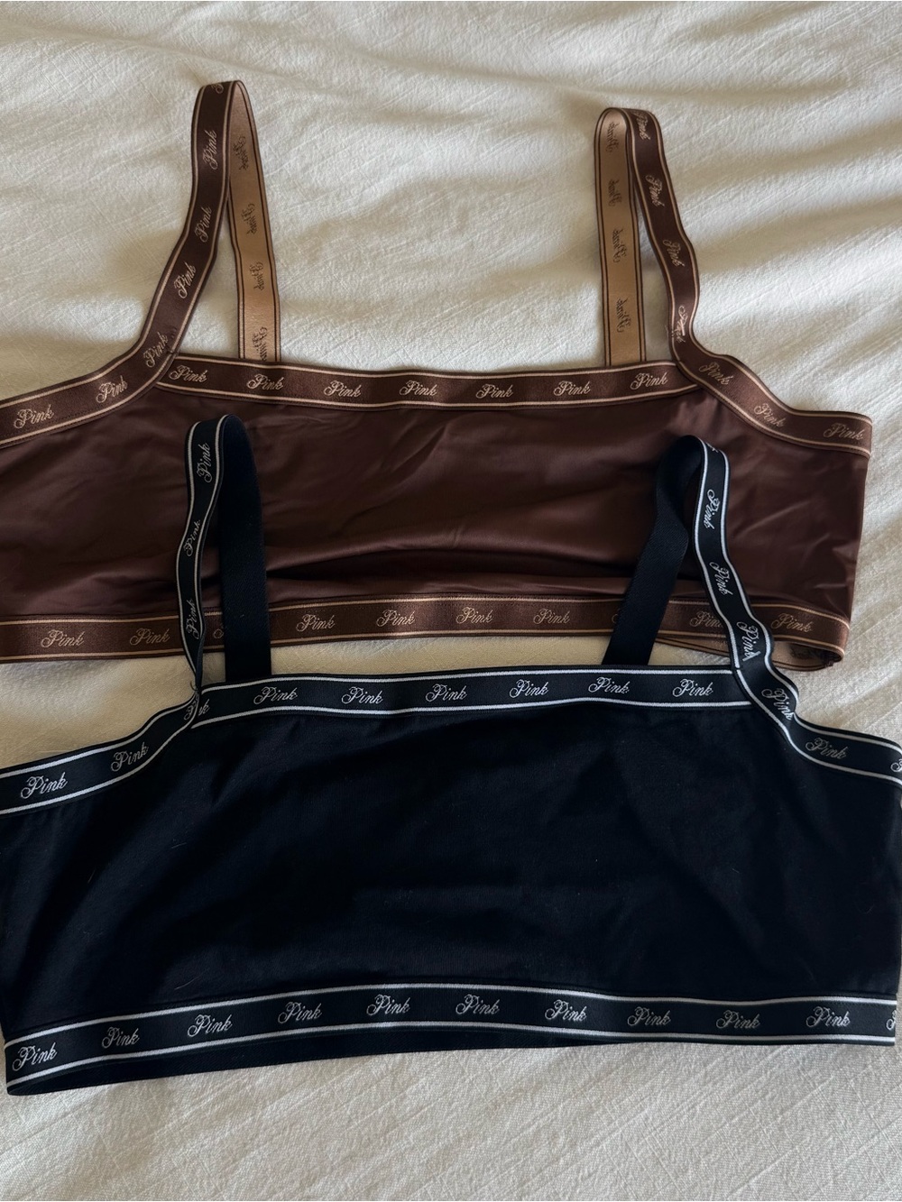 Victoria's Secret PINK Bralette in Brown and Black